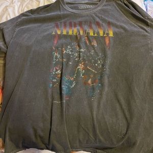 Oversized grey Nirvana Shirt